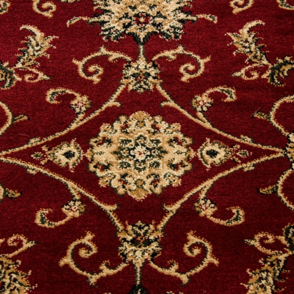 Traditional Red Rug for Living Room Short Pile I Oriental Style Red Rug 200x290 cm Marrakesh